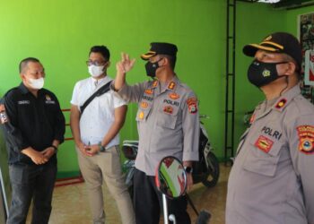 Kapolres Pinrang Turun Langsung Cek TPS, Jelang Pilkades Serentak