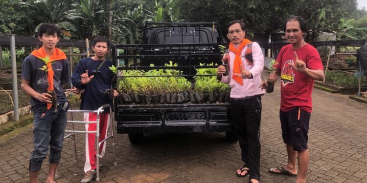 Jaga Kelestarian Lingkungan Pemuda Pinrang Jemput Langsung Bibit di Maros