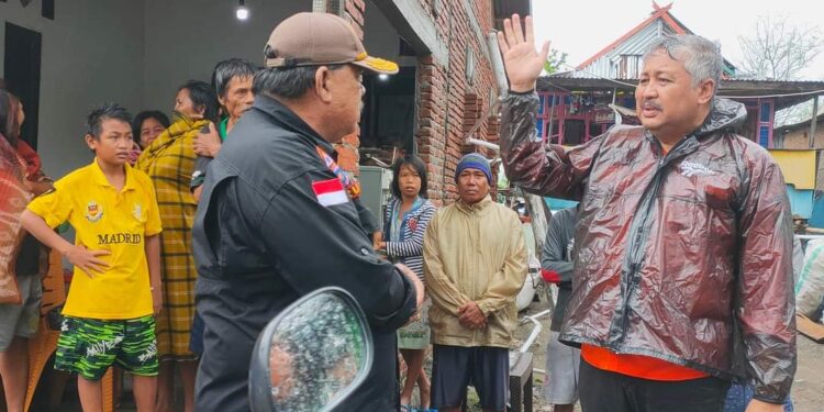 Bupati Pinrang Turun Langsung Pantau Kondisi Masyarakat Ditengah Cuaca ekstrem