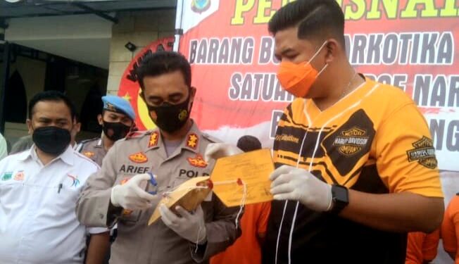 Polres Pinrang Gelar Pemusnahan Barang Bukti 1,6 Kg Narkotika Jenis Sabu