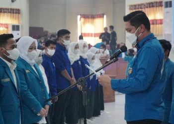 Pelantikan Pengurus DPD II KNPI Pinrang Periode 2022-2025 Berlangsung Secara khidmat dan Meriah