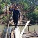 Jembatan Gantung di Bilokka Putus