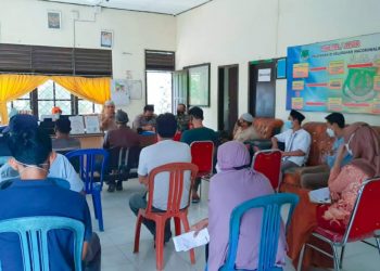 Rapat Koordinasi Pelaksanaan PPKM Level 3 Kelurahan Macorawalie di Hadiri Tiga Pilar Kelurahan