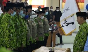 Pelantikan Dan Rapat Kerja Dewan Mesjid Kabupaten Pinrang di Aula Kantor Bupati Pinrang