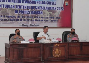 Kapolres Pinrang Terima Kunjungan Tim Itwasda Polda Sulsel