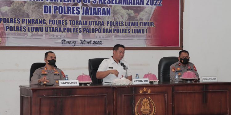 Kapolres Pinrang Terima Kunjungan Tim Itwasda Polda Sulsel