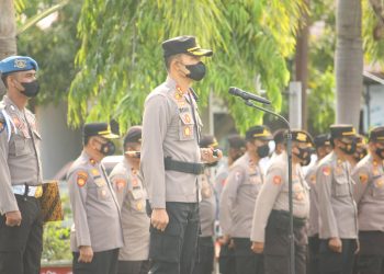 Kapolres Pinrang Pimpin Pelantikan dan Sertijab Kasat, Kabag dan Kapolsek Lingkup Polres Pinrang