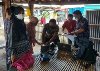 Tim CDR Rescue Disdukcapil Pinrang Menggelar Perekaman di Dua Kecamatan yang berbeda,  Kecamatan Paleteang Dan Patampanua