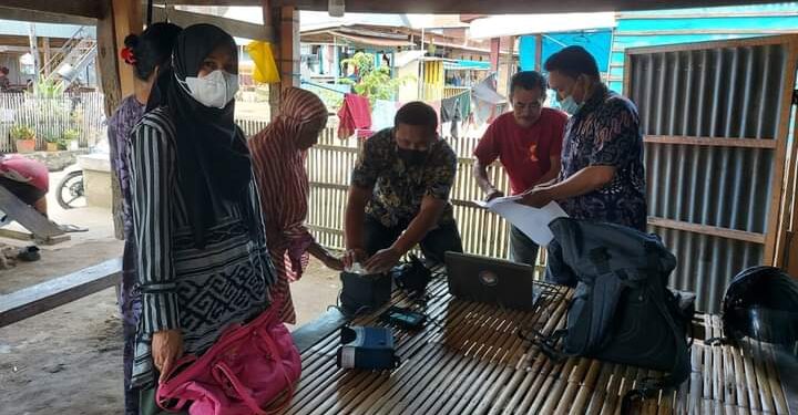 Tim CDR Rescue Disdukcapil Pinrang Menggelar Perekaman di Dua Kecamatan yang berbeda,  Kecamatan Paleteang Dan Patampanua