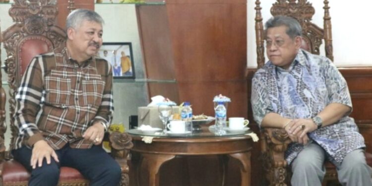 Bupati Pinrang Terima Kunjungan Ketua  Menteri Sabah Tan Sri Datuk Sri Panglima Pandikar Amin Haji Mulia