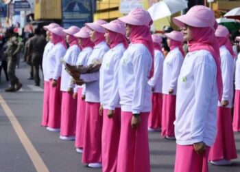 Tim Gerak Jalan RSUD Lasinrang Pinrang Raih Juara Satu Tingkat Umum Dalam Perayaan HUT Kemerdekaan RI Ke-77