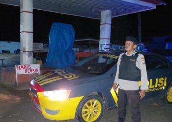 Pasca Kenaikan Harga BBM, Polsek Mattiro Sompe Gelar Patroli dan Pemantauan SPBU Di Wilayahnya