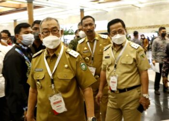 Wakil Bupati Pinrang Hadiri Langsung Pengarahan Presiden RI di Ruang Cendrawasih Jakarta Convention Center.