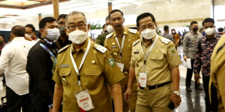 Wakil Bupati Pinrang Hadiri Langsung Pengarahan Presiden RI di Ruang Cendrawasih Jakarta Convention Center.