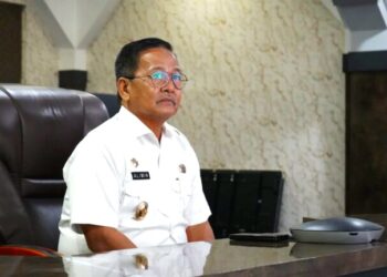 Wakil Bupati Pinrang, Ikuti Rapat Koordinasi Inspektur Daerah Seluruh Indonesia Secara Virtual
