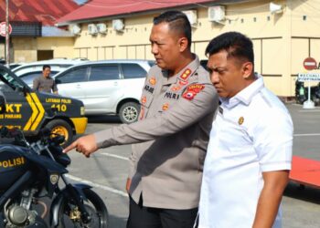 Didampingi PJU, Kapolres Pinrang Terima Kunjungan Kerja Tim Irbid II Itwasda Polda Sulsel
