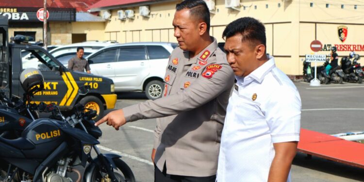 Didampingi PJU, Kapolres Pinrang Terima Kunjungan Kerja Tim Irbid II Itwasda Polda Sulsel