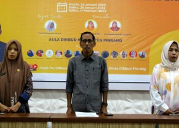 Kadis Pendidikan Dan Kebudayaan Pinrang Membuka Langsung Pelatihan Implementasi Kurikulum Merdeka Bagi Satuan PAUD