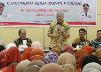 Rapat Koordinasi RSUD Lasinrang, Bupati Pinrang: Harmonisasi Dalam Organisasi Perangkat Daerah Akan Menciptakan Suasana Kerja Yang Baik