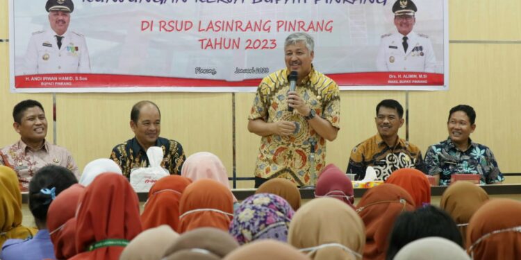 Rapat Koordinasi RSUD Lasinrang, Bupati Pinrang: Harmonisasi Dalam Organisasi Perangkat Daerah Akan Menciptakan Suasana Kerja Yang Baik