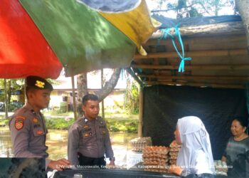 Antisipasi Terjadinya Tindak kriminalitas, Satuan Sabhara Polres Pinrang Terus Laksanakan Patroli Dialogis