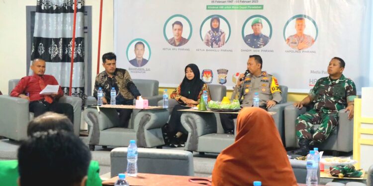 Kapolres Pinrang AKBP Santiaji Kartasasmita,S.IK, Siap Menjaga Kondusifitas Pemilu 2024