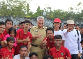 A. Irwan Hamid Resmi Menutup Turnamen Sepak Bola Bertajuk RMS Cup 20203