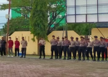 Kapolres Pinrang Tekankan Tiga Hal Penting Saat Pimpin Apel Pagi