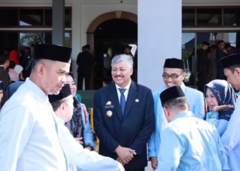 Bupati Pinrang Hadiri Upacara Peringatan Hari Lahir Pancasila