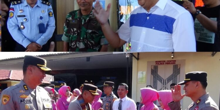 Pisah Sambut Kapolres Pinrang Bupati Apresiasi Kinerja AKBP Santiaji Kartasasmita