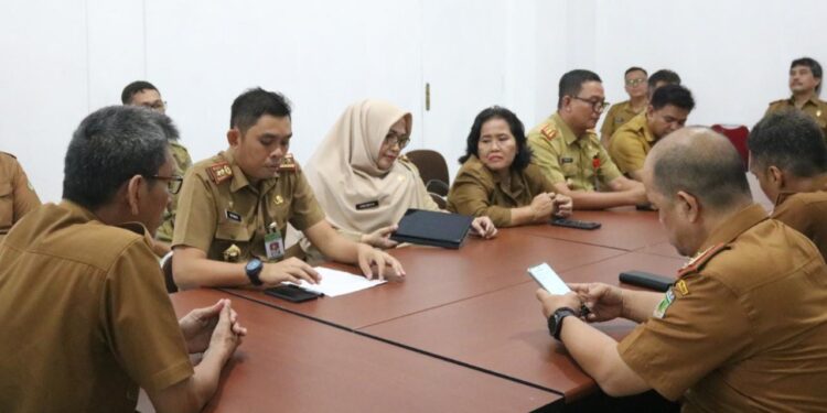 Sekda Pinrang Pimpin Rapat Koordinasi Pengelolaan media