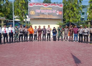 Jelang Pemilu 2024, Dandim 1419/Enrekang Menghadiri Apel Operasi Mantap Brata 2023-2024