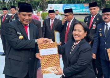 Kadis Kesehatan Wakili Bupati Pinrang Terima Dua Penghargaan di Bidang Kesehatan Tingkat Provinsi Sulawesi Selatan
