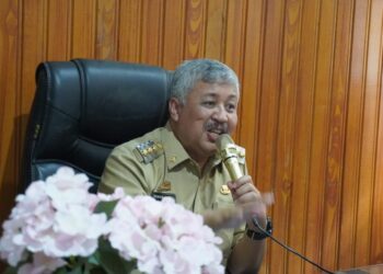 Antisipasi Bencana  El-nino, Bupati Pinrang Pimpin Rapat Koordinasi di Ruang Rapat Dinas Pengelolaan SDABK