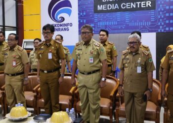 Sekda Pinrang Ikuti Rapat Koordinasi Penanganan Inflasi Yang Dipimpin Langsung Menteri Dalam Negeri