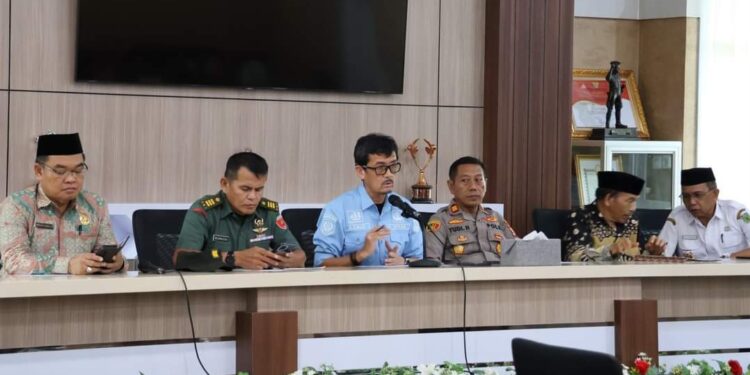 Sekda Pinrang Pimpin Rapat Koordinasi Rencana Pemberangkatan dan Pemulangan Calon Jamaah Haji