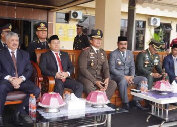 Ahmadi Akil Hadiri Hari Ulang Tahun Bhayangkara ke-78 Tingkat Kabupaten Pinrang