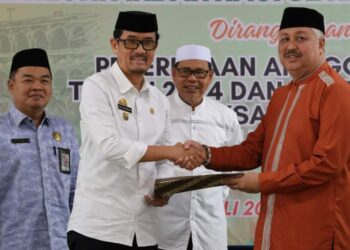 Sekda Pinrang Hadiri Kegiatan Konsolidasi Perhajian dan Reuni Akbar Haji Se-Kabupaten Pinrang