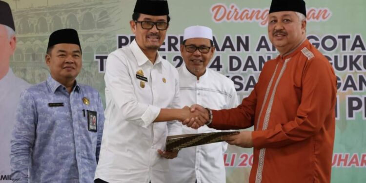 Sekda Pinrang Hadiri Kegiatan Konsolidasi Perhajian dan Reuni Akbar Haji Se-Kabupaten Pinrang