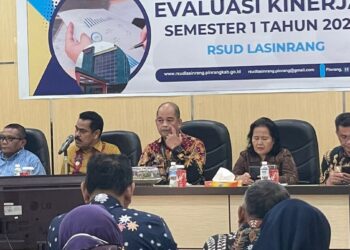 RSUD Lasinrang Gelar Rapat Monitoring dan Evaluasi Kinerja