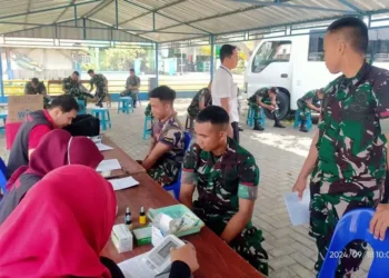 Dirut RSUD Lasinrang Beri Apresiasi Donor Darah Yang Diselenggarakan Yonif 721 Makkasau