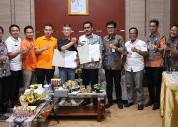 Pemkab Pinrang Jalin Kerjasama dengan PT BLG, Dalam Pengembangan Potensi Rumput Laut di Kabupaten Pinrang