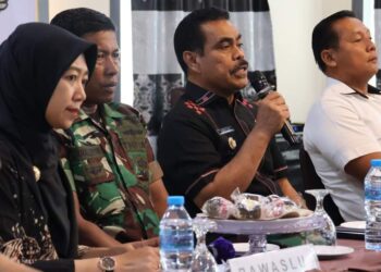 Pj Bupati Ikuti Rakor Bersama Bawaslu Kabupaten Pinrang