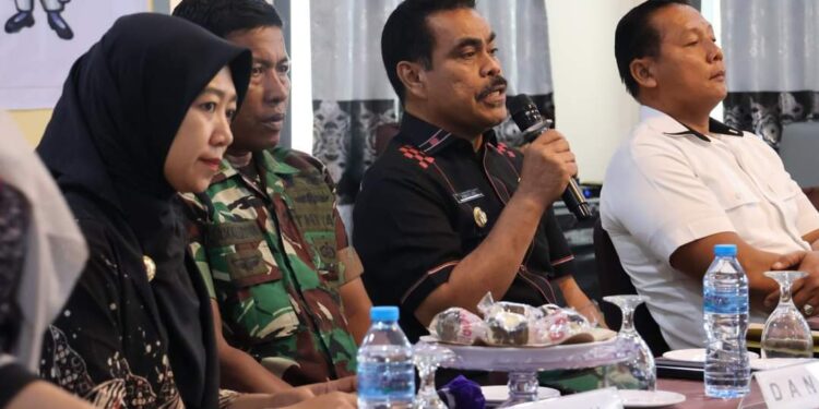 Pj Bupati Ikuti Rakor Bersama Bawaslu Kabupaten Pinrang