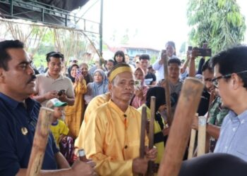 Pj. Bupati Pinrang Hadiri Pesta Panen di Kecamatan Patampanua