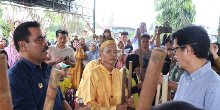 Pj. Bupati Pinrang Hadiri Pesta Panen di Kecamatan Patampanua