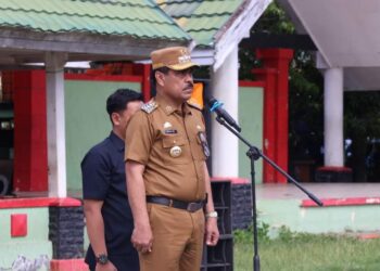 Pj. Bupati Pinrang Pimpin Apel Siaga Badan Pengawas Pemilihan Umum