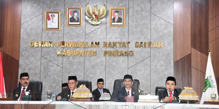 DPRD Pinrang Umumkan Secara Resmi H.A.Irwan Hamid dan Sudirman Bungi Sebagai Bupati Dan Wakil Bupati Pinrang Terpilih Masa Jabatan 2025-2030
