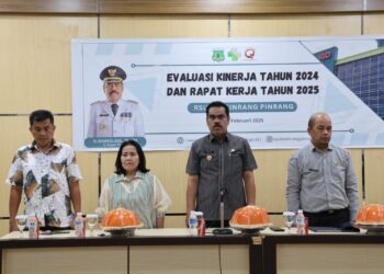 Pj Bupati  pinrang Hadiri Rapat Evaluasi Kinerja 2024 Dan Rapat Kerja 2025 RSUD Lasinrang