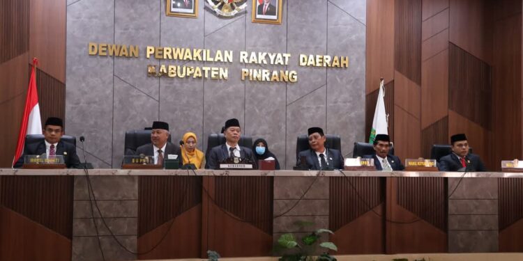 DPRD Kabupaten Pinrang Gelar Rapat Paripurna serta Sertijab Bupati Periode 2025-2030